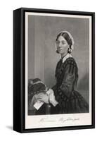 Florence Nightingale Nurse Hospital Reformer Philanthropist-Alonzo Chappel-Framed Stretched Canvas