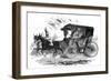 Florence Nightingale's Carriage at the Seat of War-null-Framed Art Print