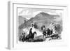 Florence Nightingale Visiting the Hut Hospitals at Balaclava, 1855-null-Framed Giclee Print