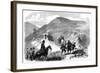 Florence Nightingale Visiting the Hut Hospitals at Balaclava, 1855-null-Framed Giclee Print