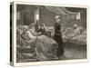 Florence Nightingale Walks Between the Rows of Beds in the Barrack Hospital-Henry Roberts-Stretched Canvas