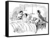 Florence Nightingale Watching a Nurse at Work, 1854-null-Framed Stretched Canvas