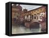 Florence, Ponte Vecchio-RC Goff-Framed Stretched Canvas