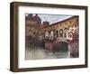 Florence, Ponte Vecchio-RC Goff-Framed Photographic Print