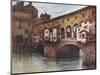 Florence, Ponte Vecchio-RC Goff-Mounted Photographic Print