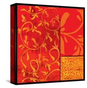 Florence Red Gold-Lillian Pasenar-Stretched Canvas