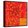 Florence Red Gold-Lillian Pasenar-Stretched Canvas