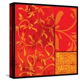 Florence Red Gold-Lillian Pasenar-Stretched Canvas