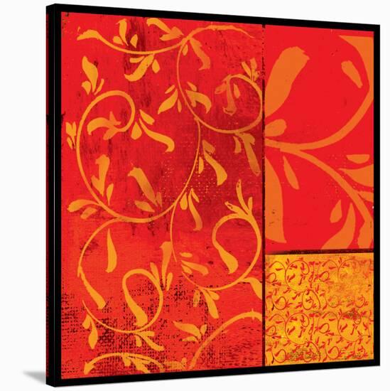 Florence Red Gold-Lillian Pasenar-Stretched Canvas