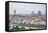 Florence's as Seen from Piazzale Michelangelo, Italy-Anibal Trejo-Framed Stretched Canvas