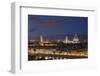 Florence Skyline at Sunset.-Jon Hicks-Framed Photographic Print