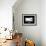 Florence Skyline Brush Stroke - White-NaxArt-Framed Art Print displayed on a wall
