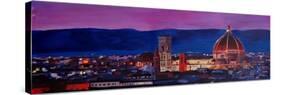 Florence Skyline with Santa Maria del Fiore-Markus Bleichner-Stretched Canvas