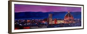 Florence Skyline with Santa Maria del Fiore-Markus Bleichner-Framed Premium Giclee Print