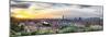 Florence Sunset Panorama, Tuscany, Italy-George Oze-Mounted Photographic Print