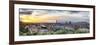 Florence Sunset Panorama, Tuscany, Italy-George Oze-Framed Photographic Print