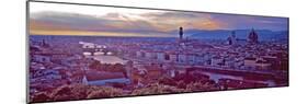 Florence Sunset-Derek Harris-Mounted Giclee Print