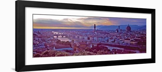 Florence Sunset-Derek Harris-Framed Giclee Print