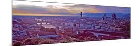 Florence Sunset-Derek Harris-Mounted Giclee Print