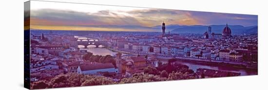 Florence Sunset-Derek Harris-Stretched Canvas