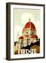 Florence Travel Poster, C.1930-null-Framed Premium Giclee Print