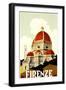 Florence Travel Poster, C.1930-null-Framed Giclee Print