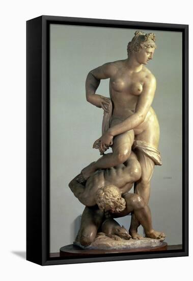 Florence Victorious over Pisa-Giambologna-Framed Stretched Canvas