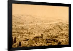 Florence, View from Above Bellosguardo-Alfred Guesdon-Framed Giclee Print