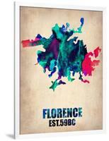 Florence Watercolor Poster-NaxArt-Framed Art Print