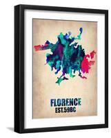 Florence Watercolor Poster-NaxArt-Framed Art Print