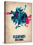 Florence Watercolor Poster-NaxArt-Stretched Canvas