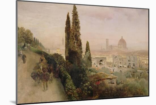 Florence-Carl Frederic Aagaard-Mounted Giclee Print