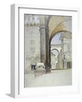 Florence-John Frederick Lewis-Framed Giclee Print