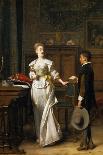 The Betrothal Ring-Florent Willems-Stretched Canvas