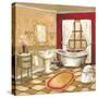 Florentine Bath - Red-Gregory Gorham-Stretched Canvas