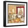 Florentine Bath - Red-Gregory Gorham-Framed Art Print