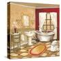 Florentine Bath - Red-Gregory Gorham-Stretched Canvas