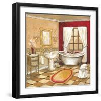 Florentine Bath - Red-Gregory Gorham-Framed Art Print