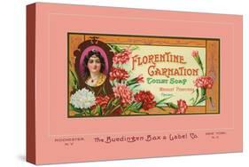 Florentine Carnation Toilet Soap-null-Stretched Canvas