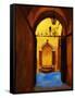 Florentine Fountain-Pam Ingalls-Framed Stretched Canvas