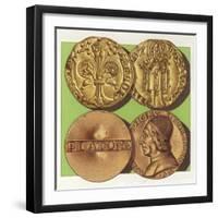 Florentine Gold Coins from Renaissance Italy-Pat Nicolle-Framed Giclee Print