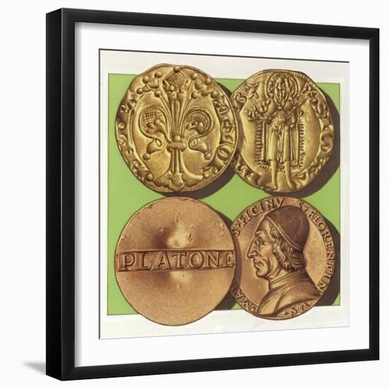 Florentine Gold Coins from Renaissance Italy-Pat Nicolle-Framed Giclee Print