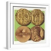 Florentine Gold Coins from Renaissance Italy-Pat Nicolle-Framed Giclee Print