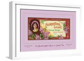 Florentine Lilac Toilet Soap-null-Framed Art Print