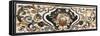 Florentine Pietra Dura Table Top Centred by a Bowl of Fruit and Flowers-null-Framed Stretched Canvas