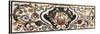Florentine Pietra Dura Table Top Centred by a Bowl of Fruit and Flowers-null-Stretched Canvas