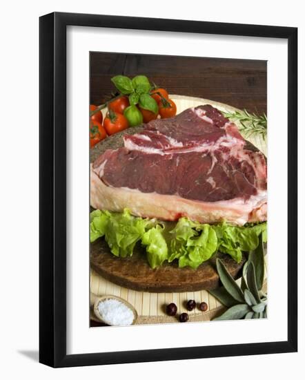 Florentine Steak, Tuscany, Italy, Europe-Tondini Nico-Framed Photographic Print