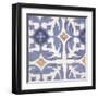 Florentine Summer Tile 1-Arnie Fisk-Framed Art Print