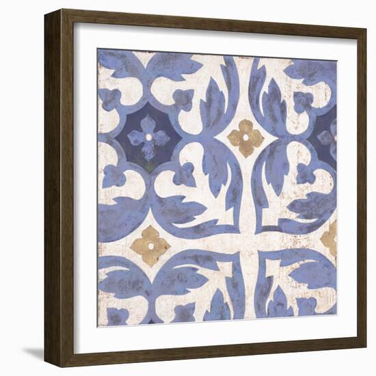 Florentine Summer Tile 1-Arnie Fisk-Framed Art Print