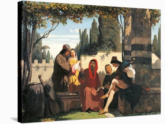 Florentine Troubadours-Vincenzo Cabianca-Stretched Canvas